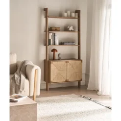 BONDI - Boekenkast - Lichtbruin - Spaanplaat/Papiertouw