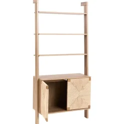 BONDI - Boekenkast - Lichtbruin - Spaanplaat/Papiertouw