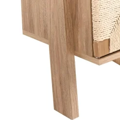 BONDI - Boekenkast - Lichtbruin - Spaanplaat/Papiertouw