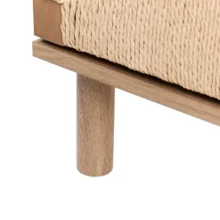 BONDI - Dressoir - Lichtbruin - 80 cm - Spaanplaat/Papiertouw