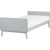 BONNAC - Eenpersoonsbed - Grijs - 90 x 200 cm - Dennenhout