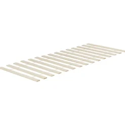 BONNAC - Eenpersoonsbed - Lichtblauw - 90 x 200 cm - Dennenhout