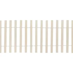 BONNAC - Eenpersoonsbed - Lichtblauw - 90 x 200 cm - Dennenhout