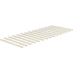 BONNAC - Eenpersoonsbed - Lichtroze - 90 x 200 cm - Dennenhout