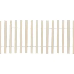 BONNAC - Eenpersoonsbed - Wit - 90 x 200 cm - Dennenhout