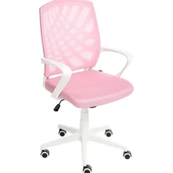 BONNY - Bureaustoel - Roze - Polyester