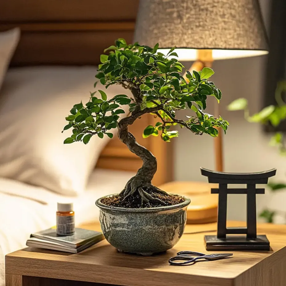 Bonsai - Carmona microphylla - Hoogte 25-30cm - ⌀20cm