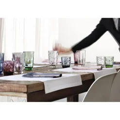 Bormioli Rocco Diamond waterglas - 39 cl - Blauw - Set-6