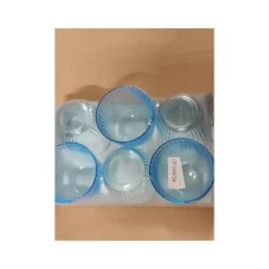 Bormioli Rocco Drinkglazen - 6x - blauw - tumbler glas - 290 ml