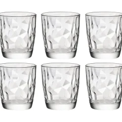 Bormioli Rocco waterglazen/sapglazen Diamond Dof - 6x - 390 ml