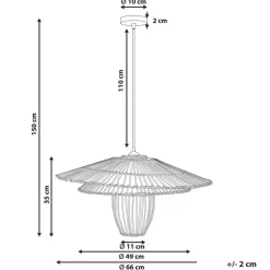 BOTIJAS - Hanglamp - Naturel - Rotan