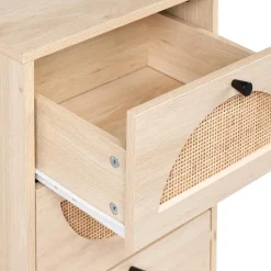 BOTWOOD - Ladekast 4 lades - Lichtbruin - Vezelplaat