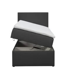 Boxcombinatie met opbergruimte Orebro 4-delig - antraciet - 90x200 cm