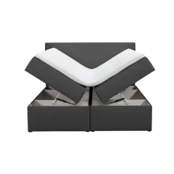 Boxcombinatie met opbergruimte Orebro 6-delig - antraciet - 140x200 cm