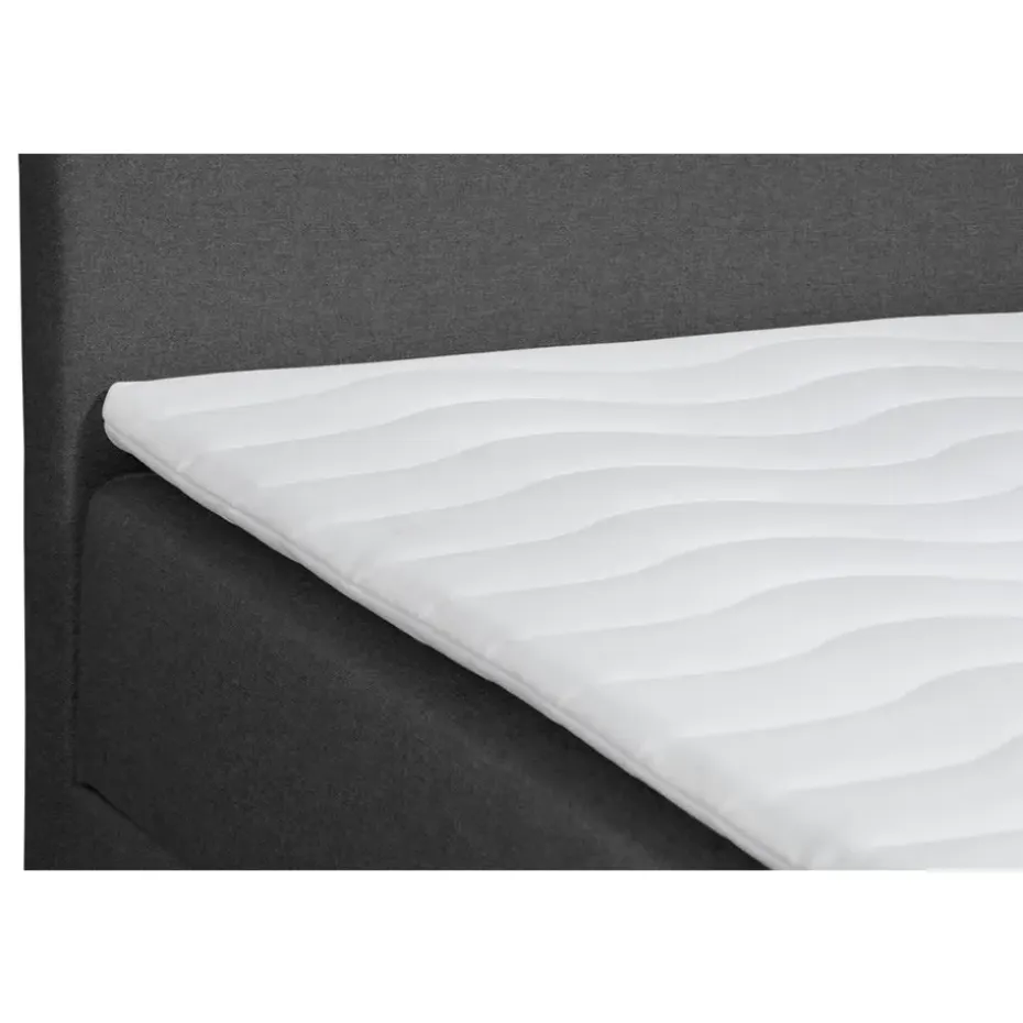 Boxcombinatie met opbergruimte Orebro 6-delig - antraciet - 140x200 cm