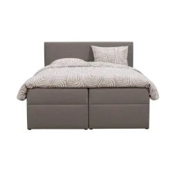 Boxcombinatie met opbergruimte Orebro 6-delig - taupe - 160x200 cm