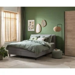 Boxcombinatie Varberg 6-delig - grijs - 180x200 cm