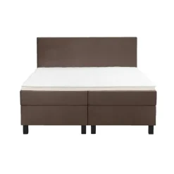Boxspring Liv egaal - bruin - 180x200 cm - vierkante poot