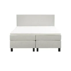 Boxspring Liv egaal - ecru - 160x200 cm - vierkante poot