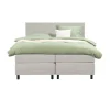Boxspring Liv egaal - ecru - 180x200 cm - ronde poot