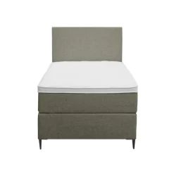 Boxspring Liv egaal - groen - 90x200 cm - slanke poot