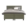 Boxspring Liv egaal - groen - 180x200 cm - vierkante poot