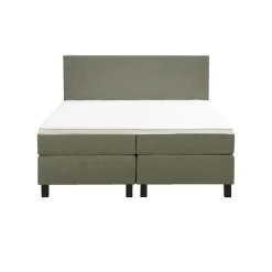 Boxspring Liv egaal - groen - 180x200 cm - vierkante poot