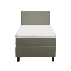 Boxspring Liv egaal - groen - 90x200 cm - vierkante poot