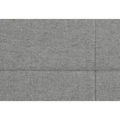 Boxspring Liv geblokt - lichtgrijs - 180x200 cm - vierkante poot