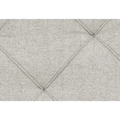 Boxspring Liv geruit - ecru - 160x200 cm - ronde poot