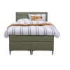 Boxspring Liv geruit - groen - 120x200 cm - slanke poot