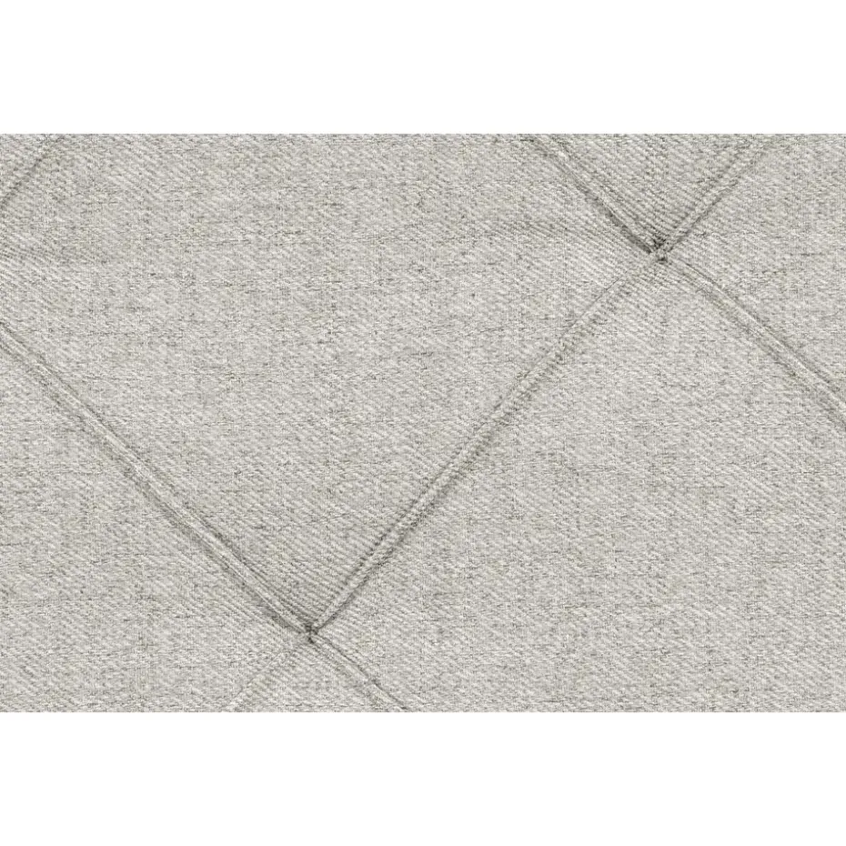 Boxspring met opbergruimte Liv geruit - ecru - 120x200 cm