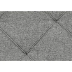 Boxspring met opbergruimte Liv geruit - lichtgrijs - 160x200 cm