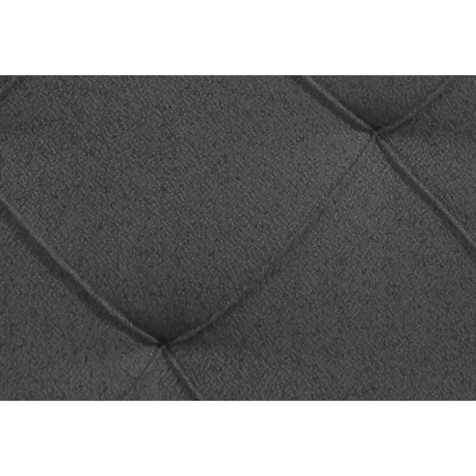 Boxspring met opbergruimte Liv geruit - antraciet - 140x200 cm