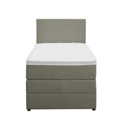 Boxspring met opbergruimte Liv egaal - groen - 90x200 cm