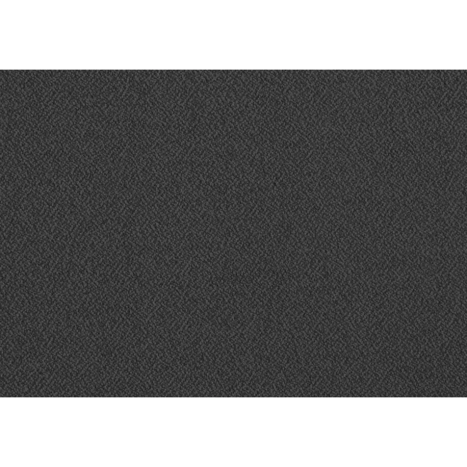 Boxspring met voetbord Liv egaal - antraciet - 180x200 cm - vierkante poot