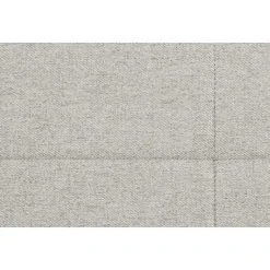 Boxspring met voetbord Liv geblokt - ecru - 120x200 cm - vierkante poot