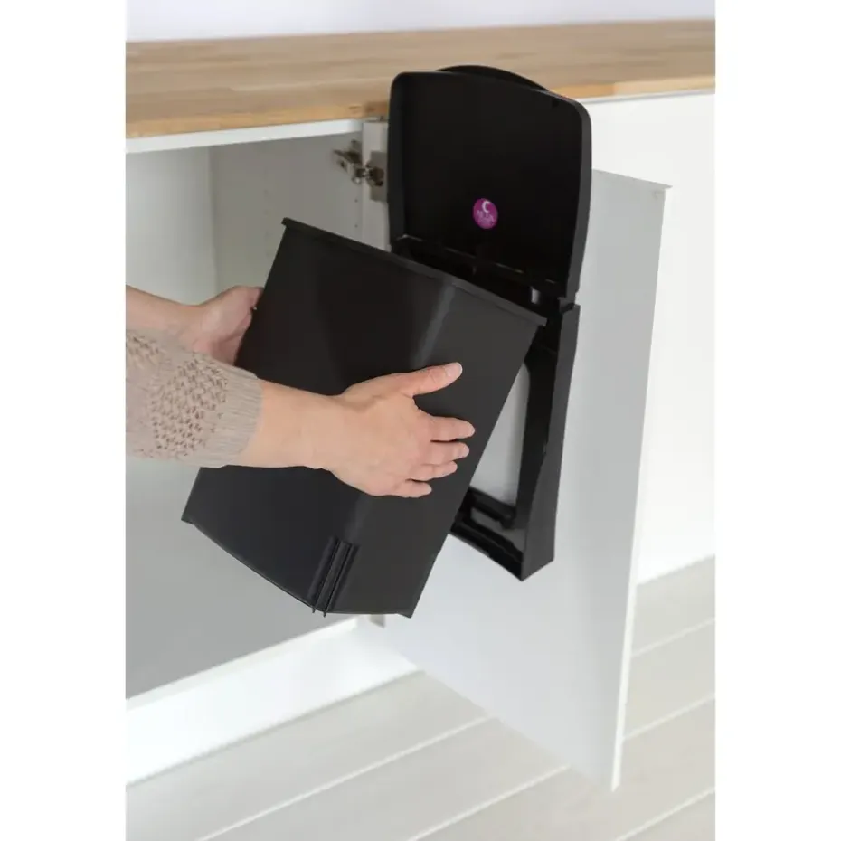 Brabantia Afvalverzamelaar - 10L - Zwart