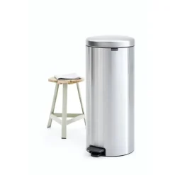 Brabantia Pedaalemmer NewIcon - 30L - Matt Steel - FP