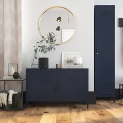 Bradford - Kledingkast met 1 metalen deur