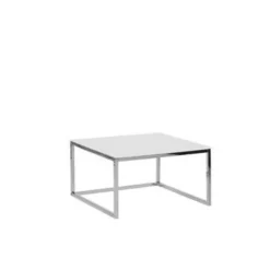 BREA - Salontafel - Wit - Veiligheidsglas