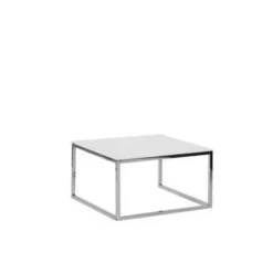 BREA - Salontafel - Wit - Veiligheidsglas