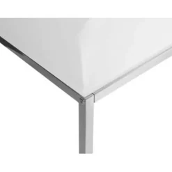 BREA - Salontafel - Wit - Veiligheidsglas