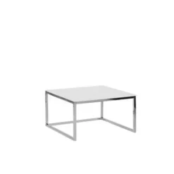 BREA - Salontafel - Wit - Veiligheidsglas