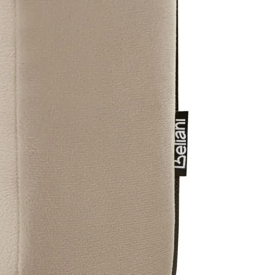 BRIN - Tweepersoonsbed - Taupe - 140 x 200 cm - Fluweel