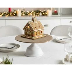 BRIOCHE - Gebaksstandaard - Wit/Licht hout - IJzer/Hout