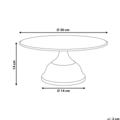 BRIOCHE - Gebaksstandaard - Wit/Licht hout - IJzer/Hout