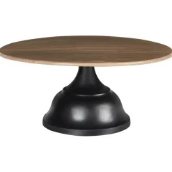 BRIOCHE - Gebaksstandaard - Zwart/Licht hout - IJzer/Hout