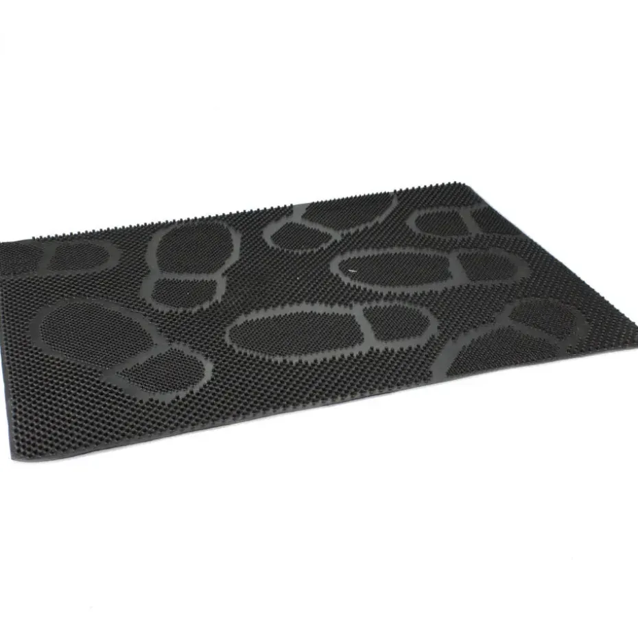 Brumag Deurmat - antislip met noppen - zart - 60 x 40 cm