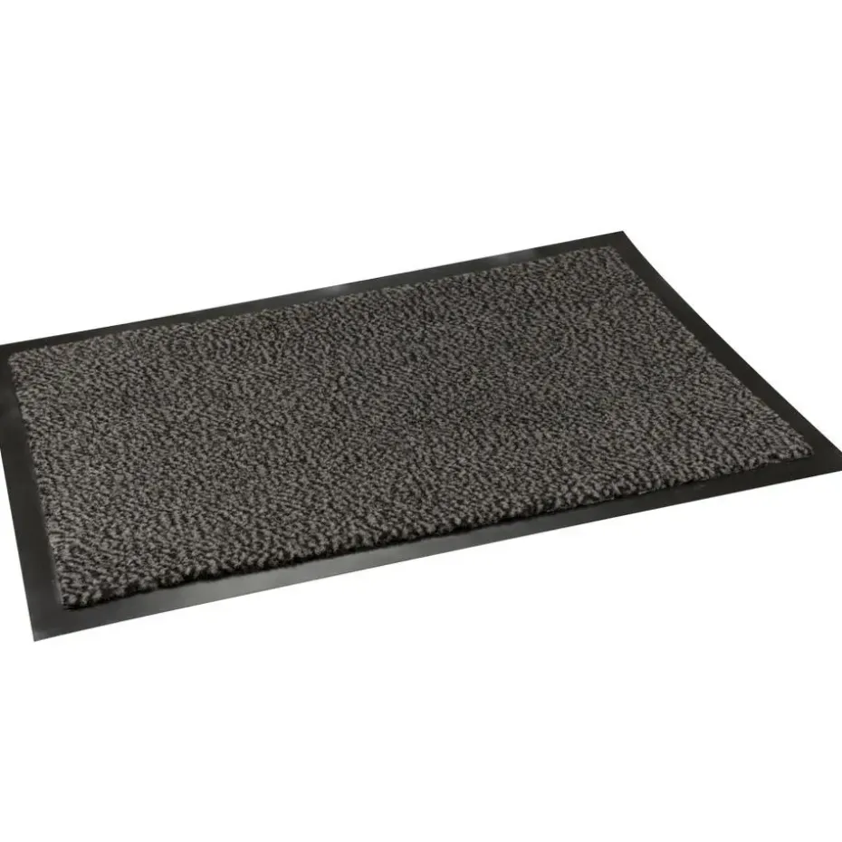 Buemag Deurmat binnen - zwart - 60x40cm - anti slip -droogloopmat